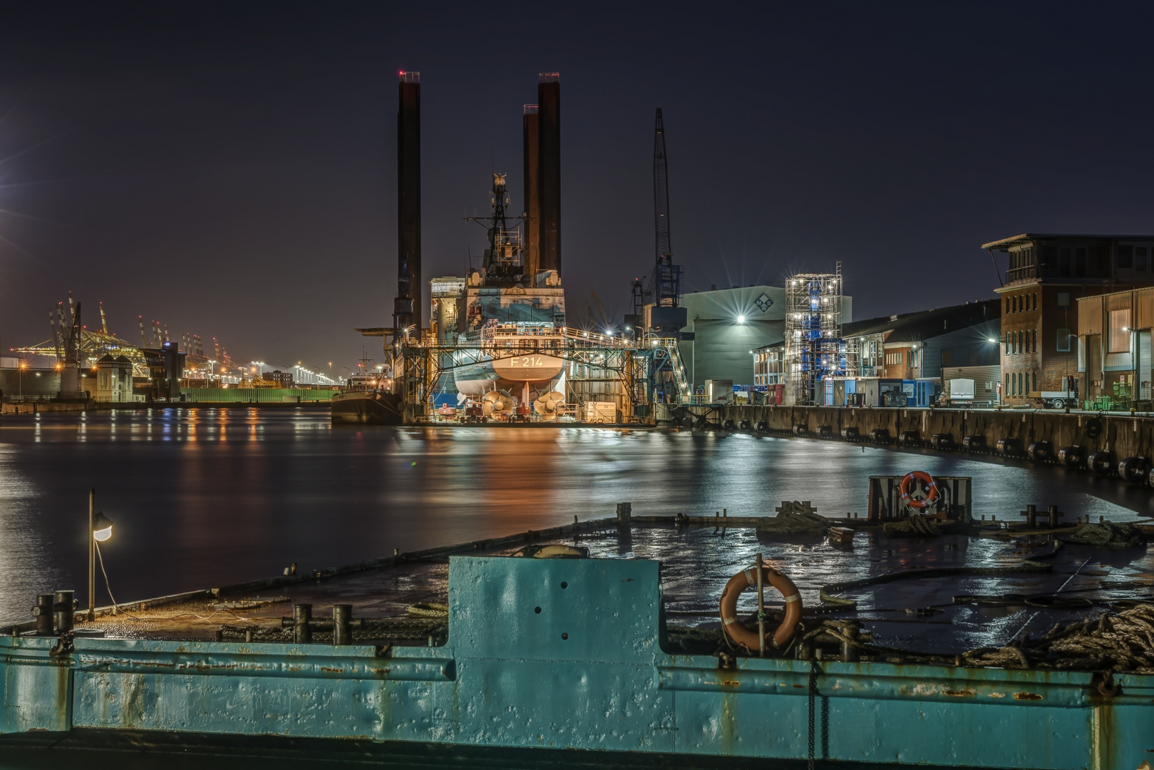 Heute Morgen am Kaiserhafen