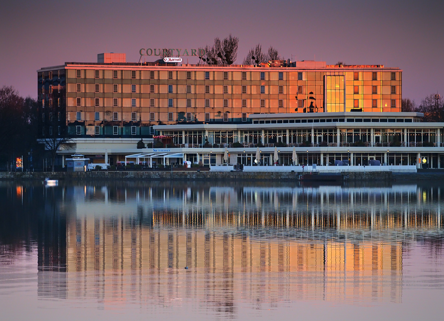 ... heute morgen am maschsee hannover