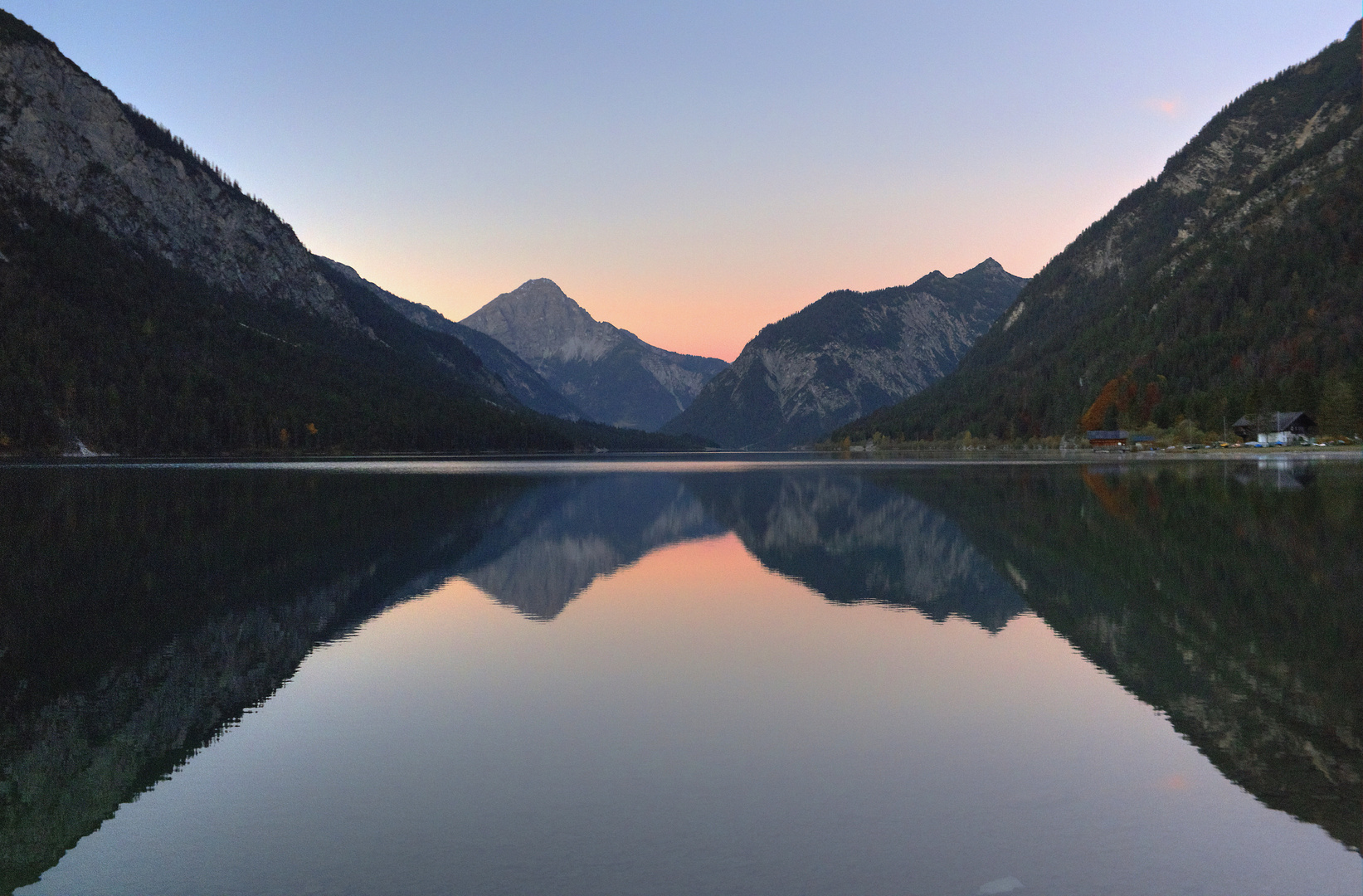 Heute Morgen am Plansee