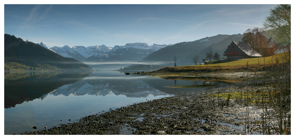 Heute morgen am See...