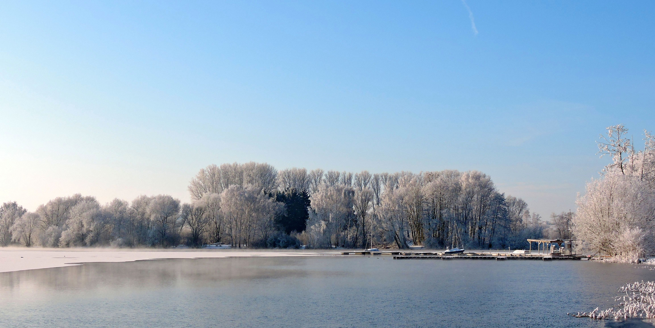 Heute morgen am See