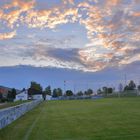 heute morgen am Sportplatz