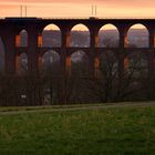 Heute Morgen an der Göltzschtalbrücke