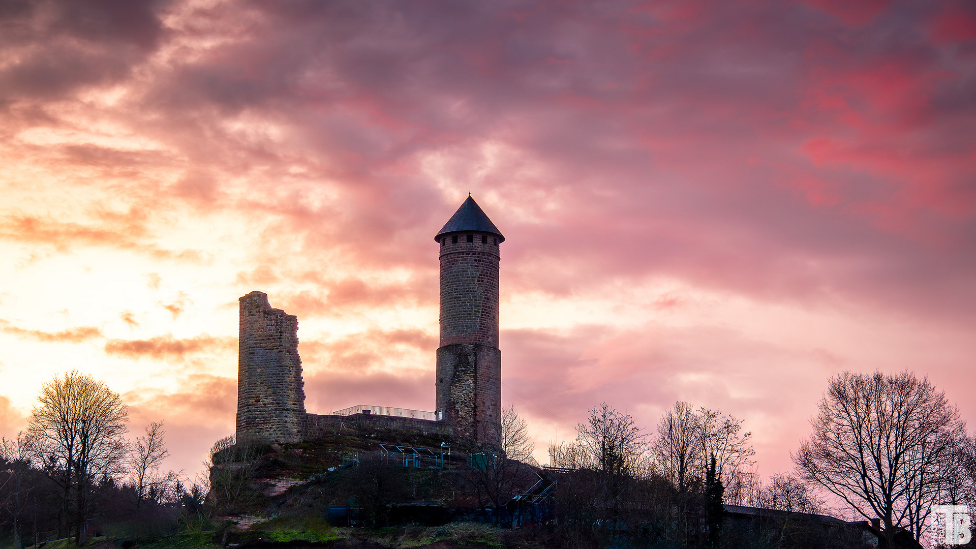 Heute Morgen an der Kirkeler Burg