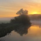 Heute Morgen an der Schoofs Brücke