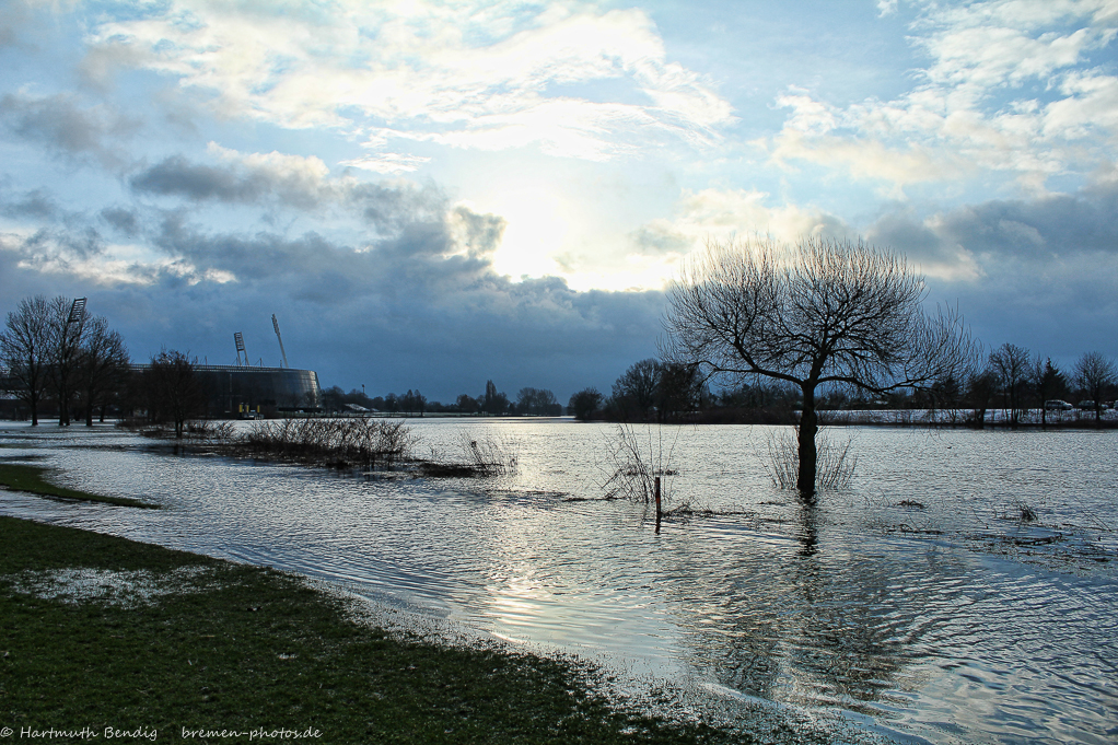 heute morgen an der Weser