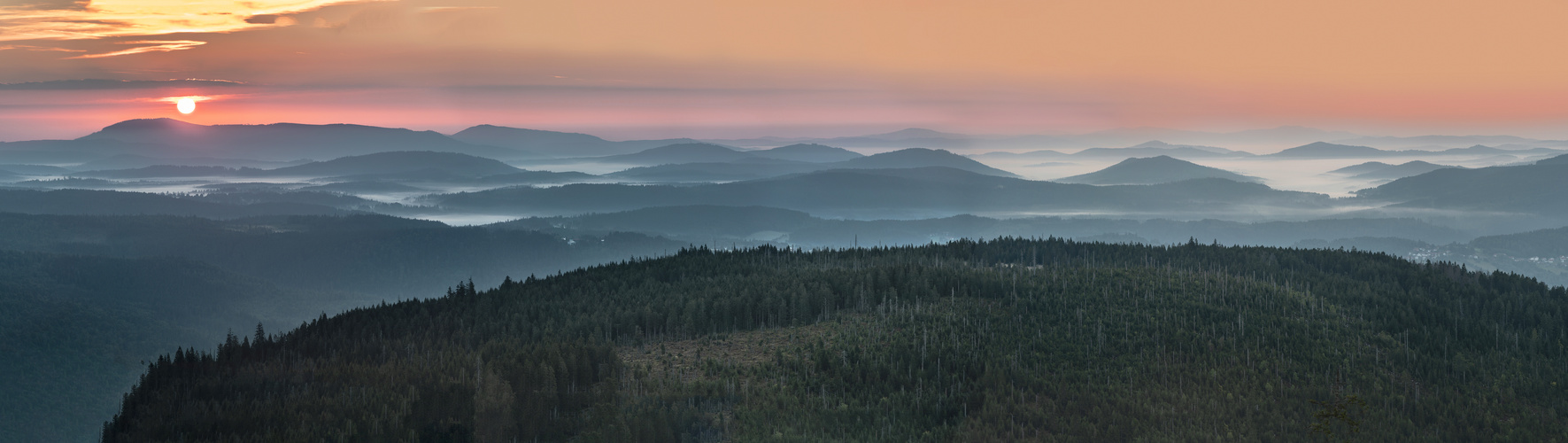 Heute morgen auf dem Lusen