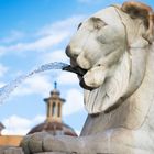 Heute Morgen auf dem Piazza del Popolo in Rom