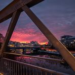 Heute morgen auf dem Saarblick Steg