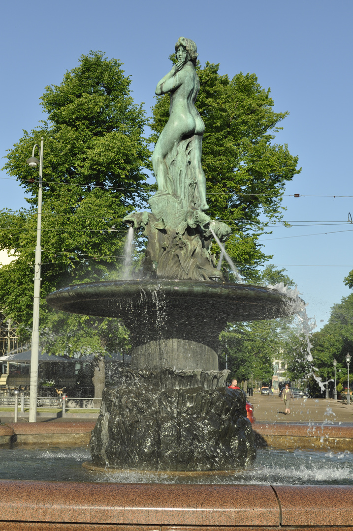 Heute morgen auf der Esplanade