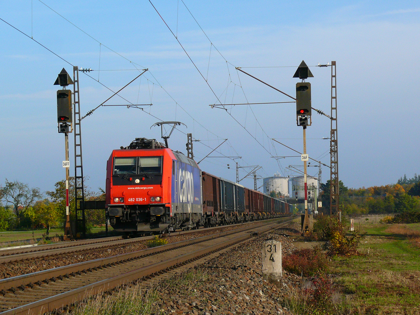 heute morgen bei Waghäusel/Wiesenthal