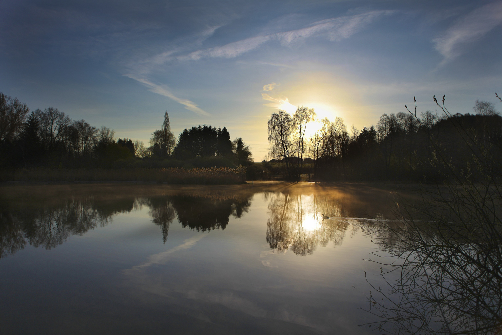 Heute Morgen beim Angeln