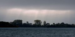 Heute morgen beim Hundespaziergang am See.