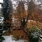 Heute Morgen: Das erste bisschen Schnee!