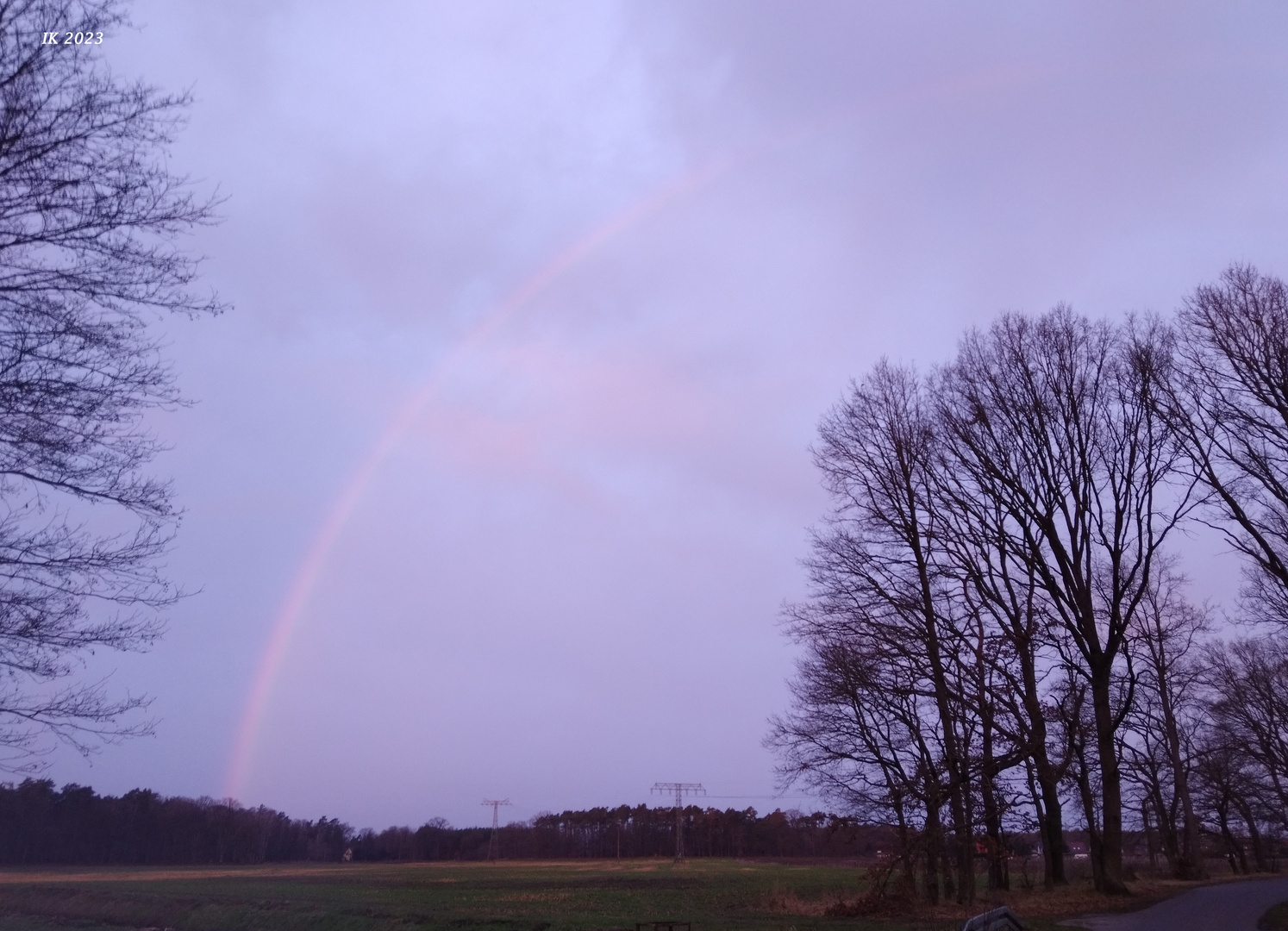 Heute morgen.....