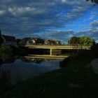 Heute Morgen die Donaubrücke in Sigmaringen