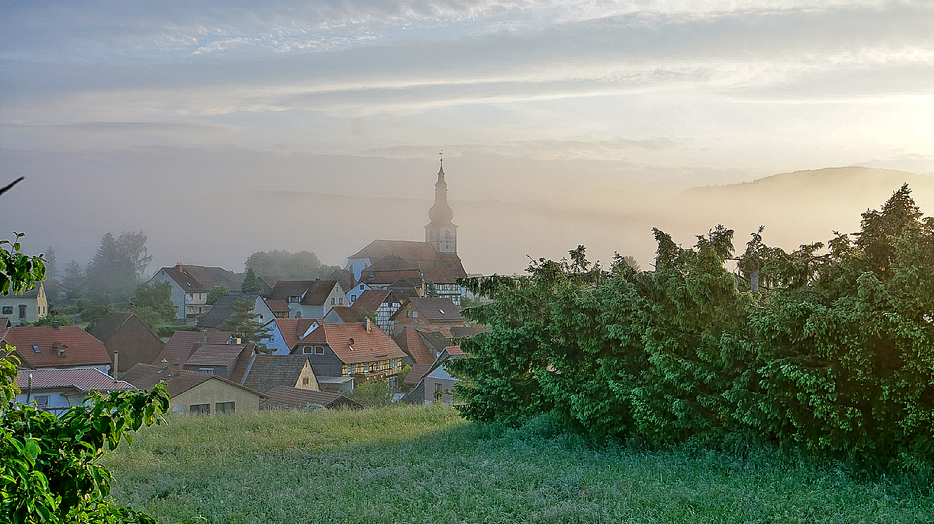 heute morgen (esta mañana)