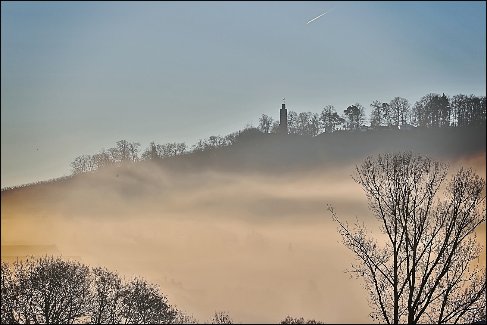 Heute Morgen halb zehn in Leingarten.