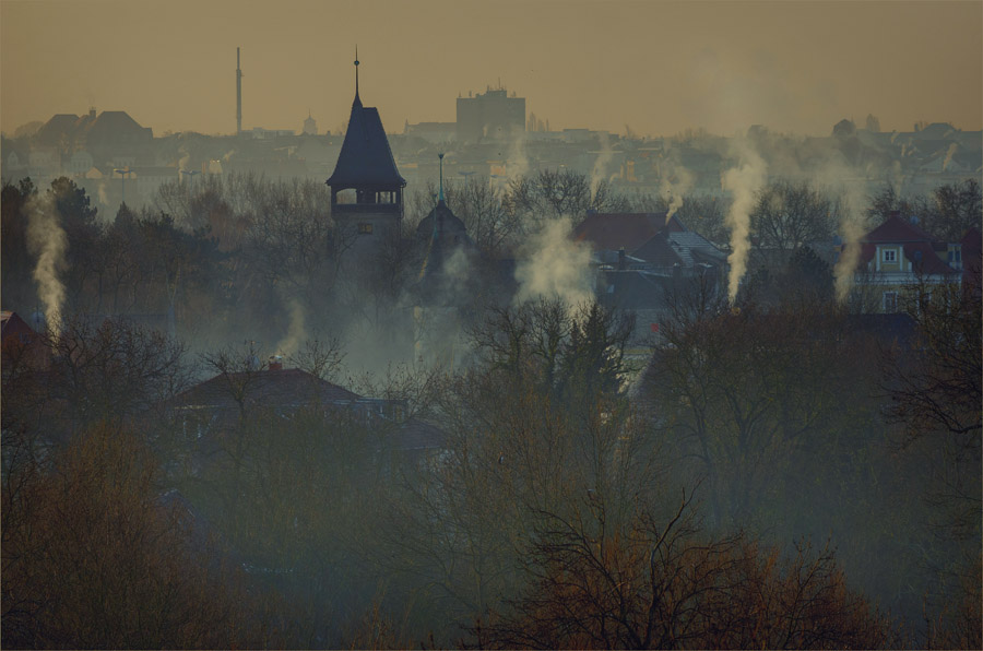 Heute morgen in Halle Saale