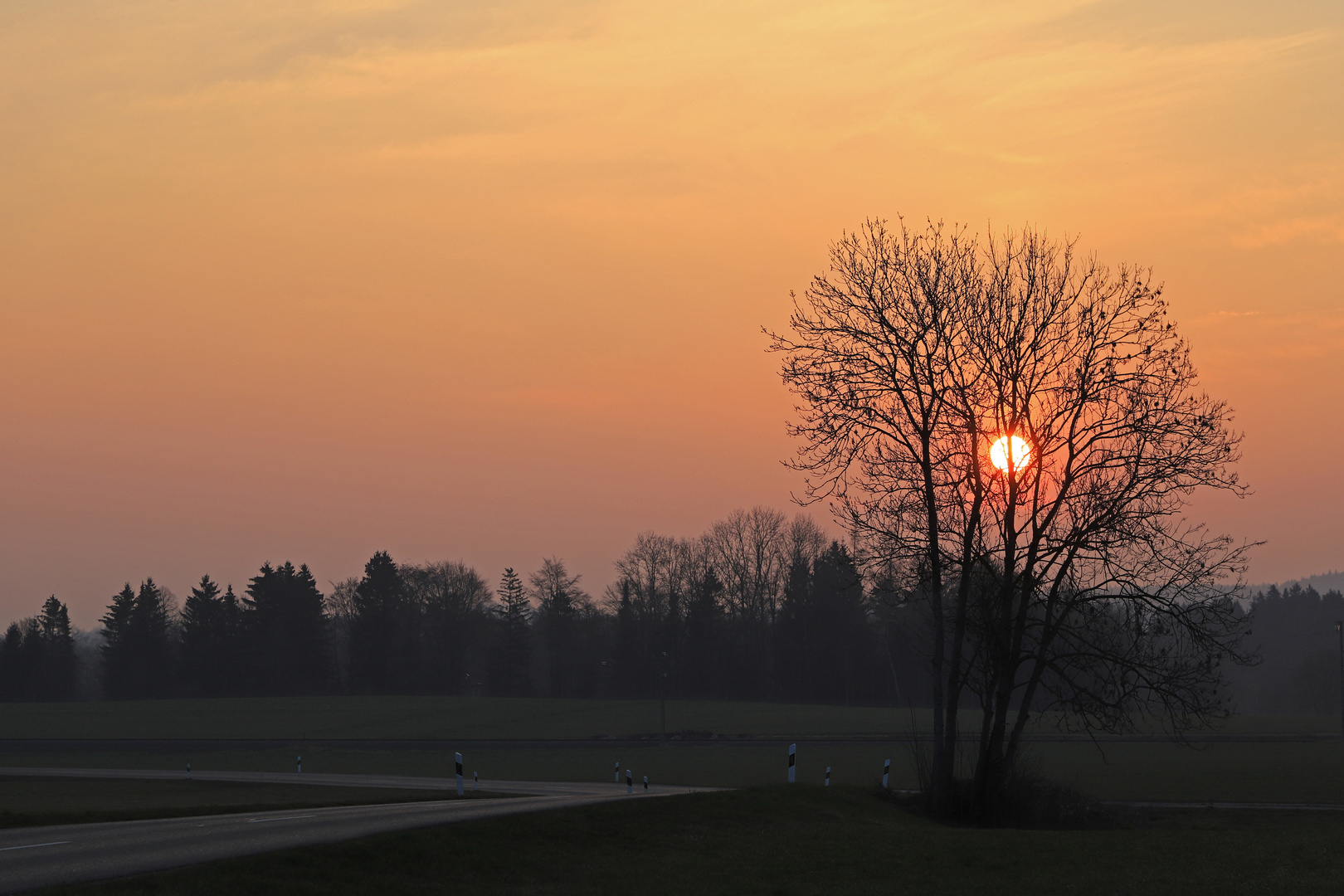 Heute Morgen in Oberbayern