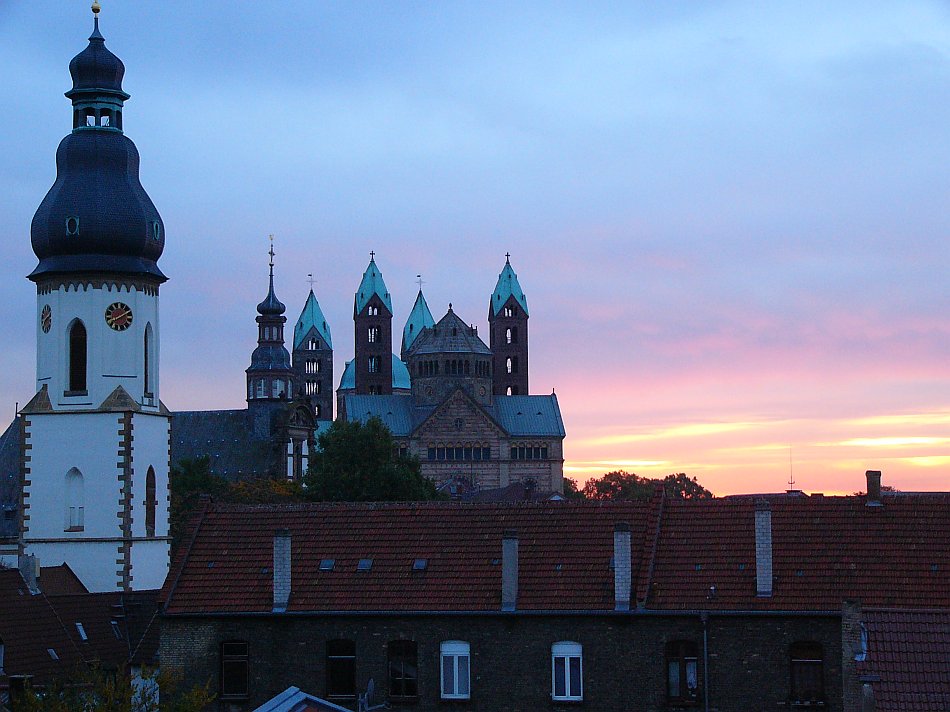 Heute morgen in Speyer...