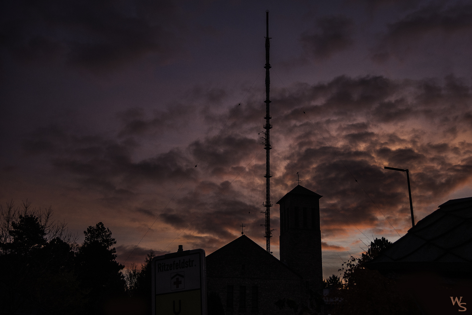 heute Morgen vor unserer Haustür