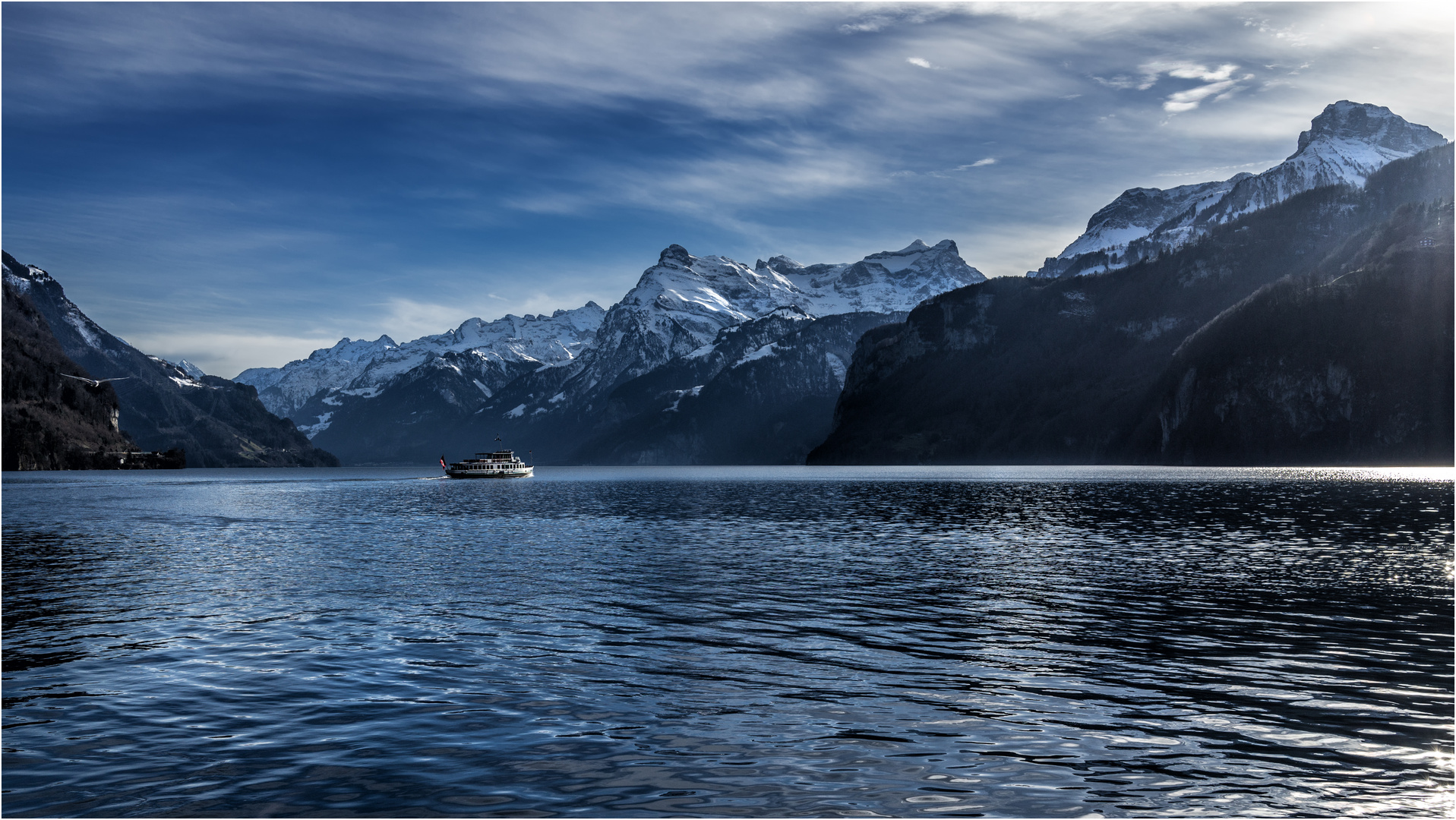 Heute Nachmittag in Brunnen am Vierwaldstättersee