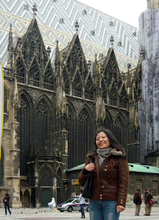 Heute Nachmittag vor dem Stephansdom