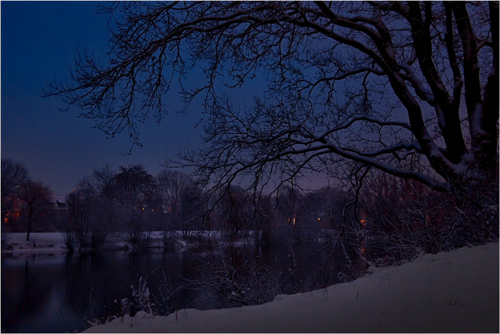 Heute Nacht hat es Schnee gemacht