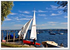 heute noch einmal aufs Wasser . . .