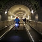 Heute nur für Fußgänger ... St. Pauli-Elbtunnel