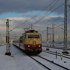 Heute ohne Kesselwagen dafür aber mit Schnee