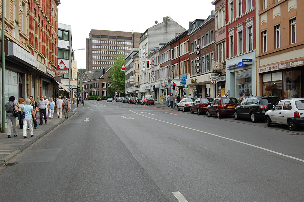 Heute - Rathausstraße Stolberg Rhld.