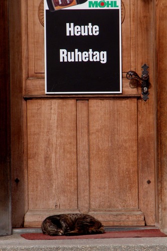 Heute Ruhetag