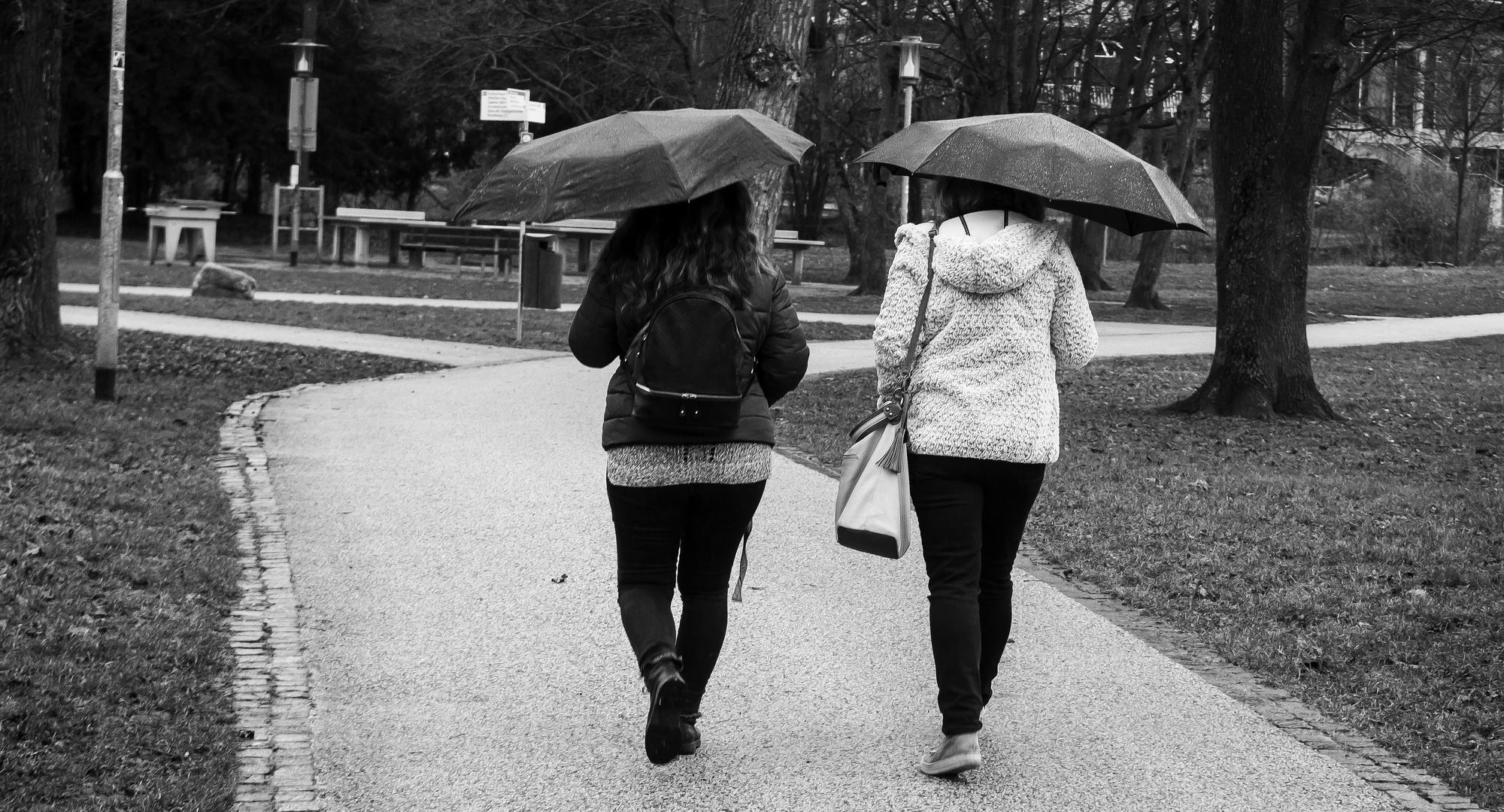 Heute sollte man den Schirm auch nicht vergessen bei uns