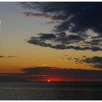 Heute, Sonnenuntergang 16:33 in Norddeich, Ostfriesland