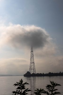 Heute standen die Wolken sehr tief