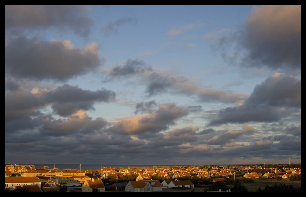 Heute um 15 Uhr - Blick über Gl. Skagen