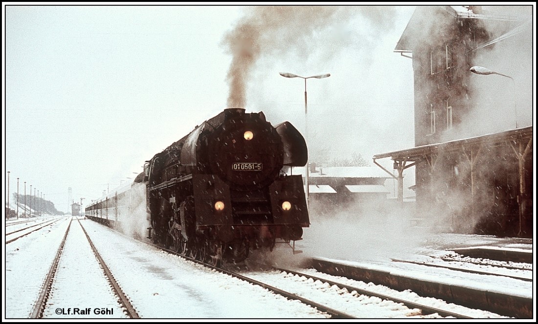 Heute vor genau 40 Jahren mit E 805 in Weida