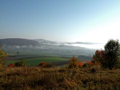 Heute Vormittag am Sultmer mit Blick ins Tal auf Langenholtensen / Northeim