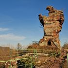 Heute war bei dem Wetter  Wandertag, mit Besteigung des Drachenfels.