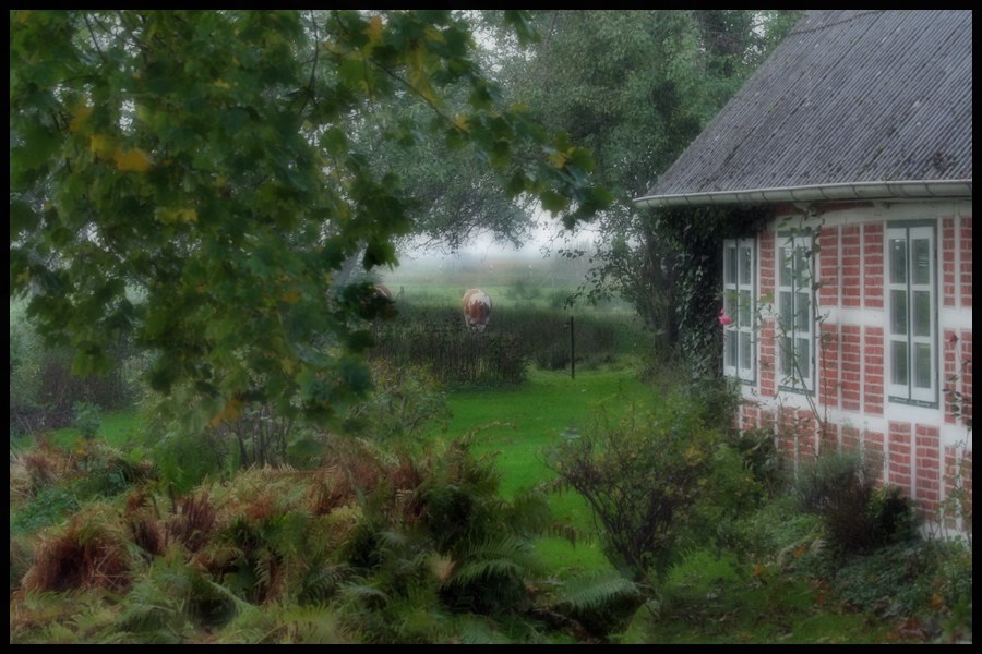 heute war ein Regentag