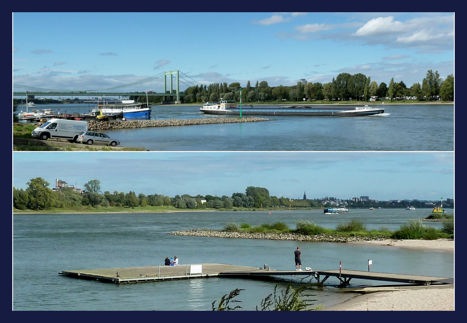 heute war es am rhein so schön . .