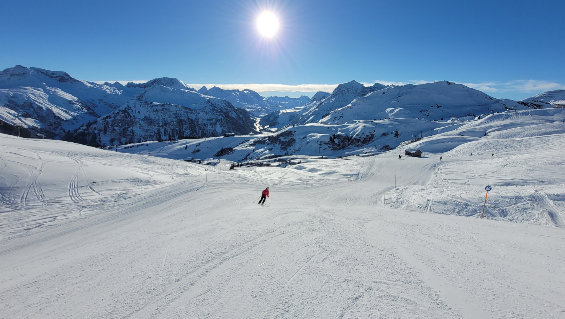 Heute war es nahezu perfekt am Arlberg....