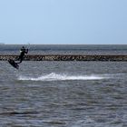 Heute war Kitesurfer-Wetter an der Nordsee...