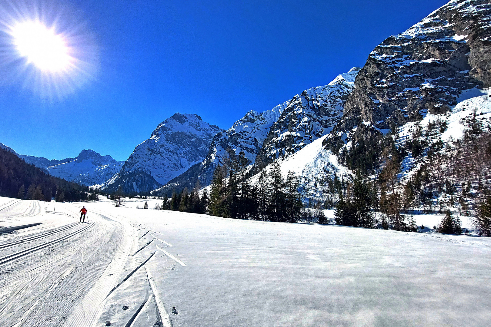 Heute wieder Langlauf