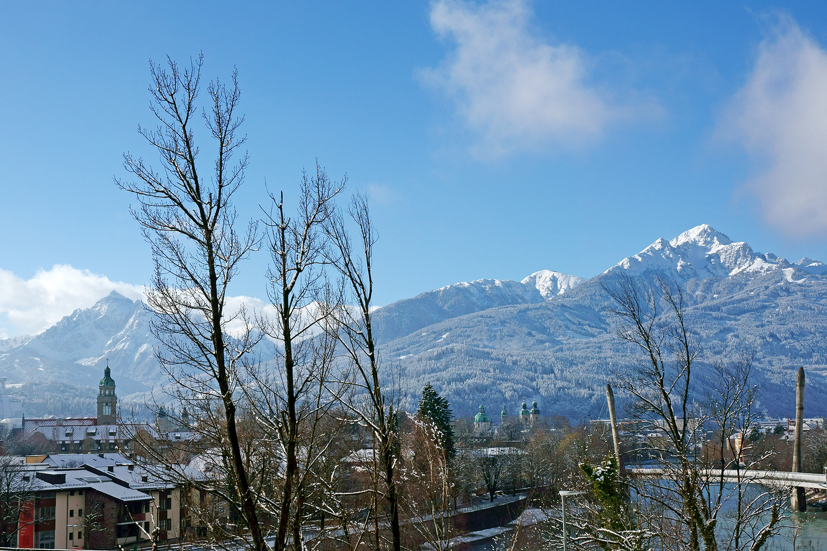 heutiger Blick auf Innsbruck