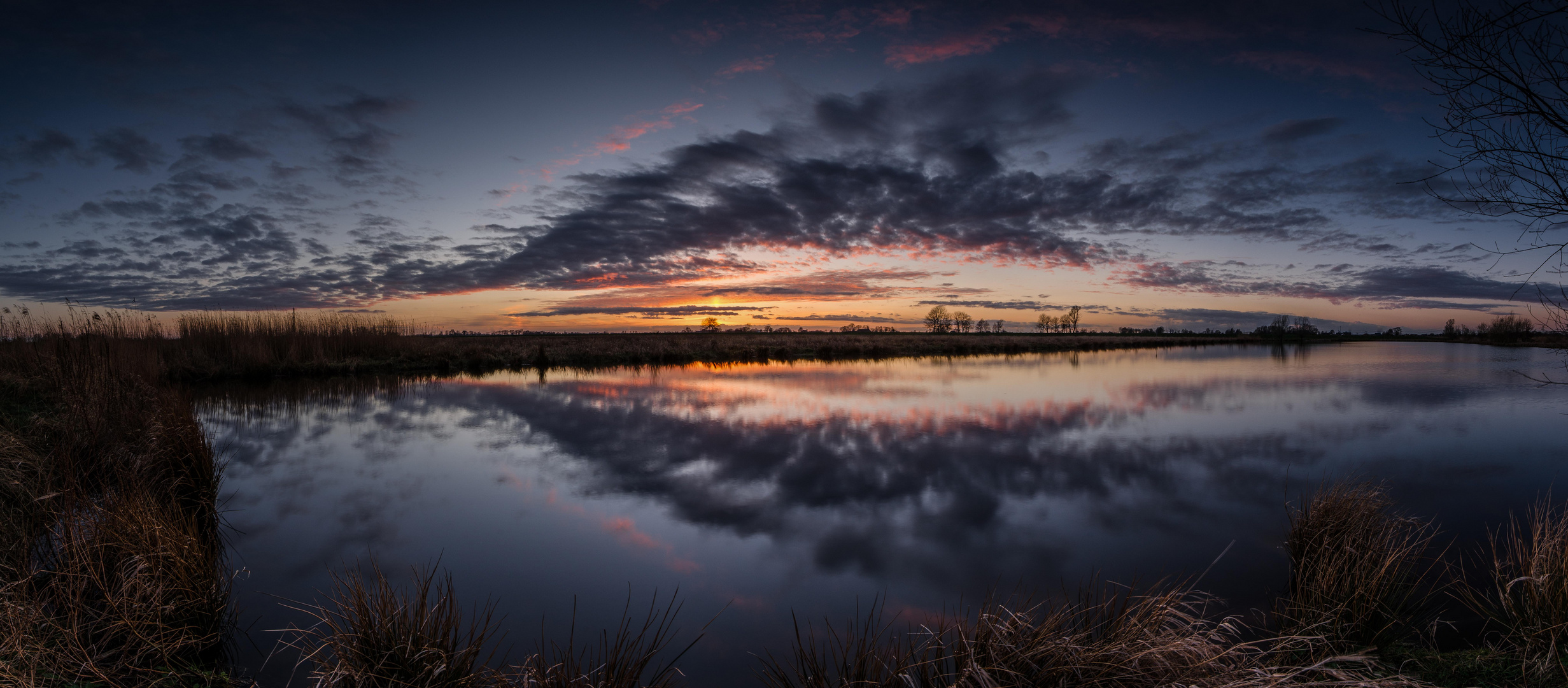 Heutiger Sonnenuntergang