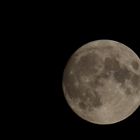 Heutiger Vollmond aufgenommen in Nord-Ostpolen am Koniksee.