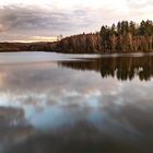 Hevebecken (Möhnesee) im Spätwinter